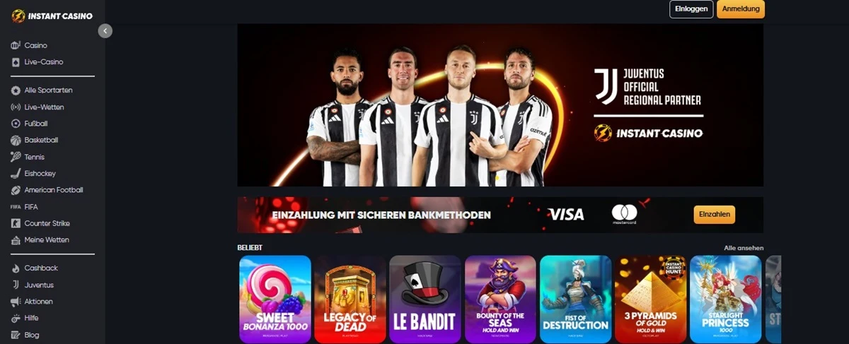 Instant Casino – Schneller Einstieg & hohe Benutzerfreundlichkeit