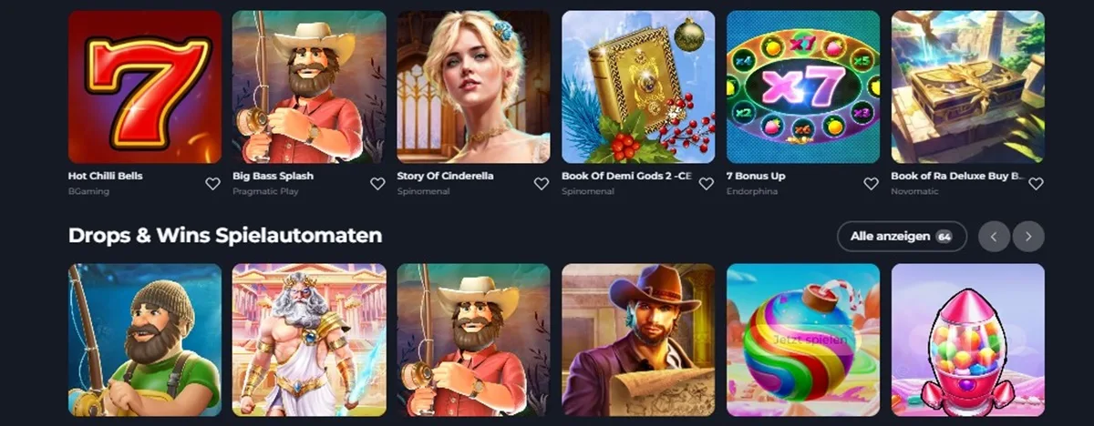 Spielvielfalt und innovative Benutzerführung
