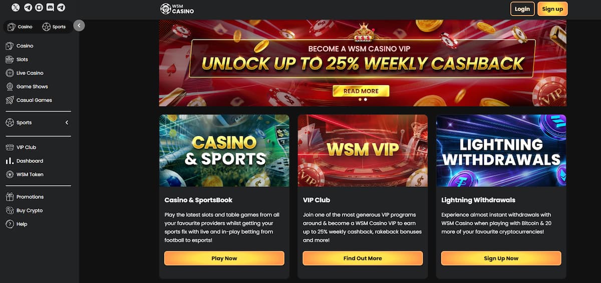 WSM Casino – Premium-Erlebnis mit klarer Struktur
