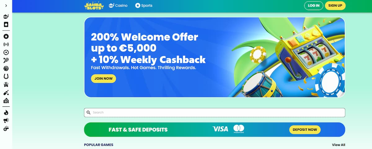 Samba Slots – Farbenfrohes Slot-Erlebnis mit tropischem Flair